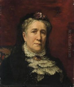 Portrait De Melanie Gillot, Mere De Charles Gillot