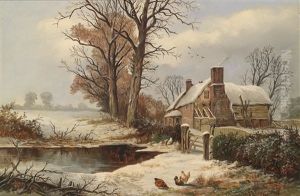 Winter Am Bauernhof by William P. Cartwright