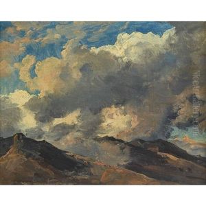 Berggipfel In Wolken