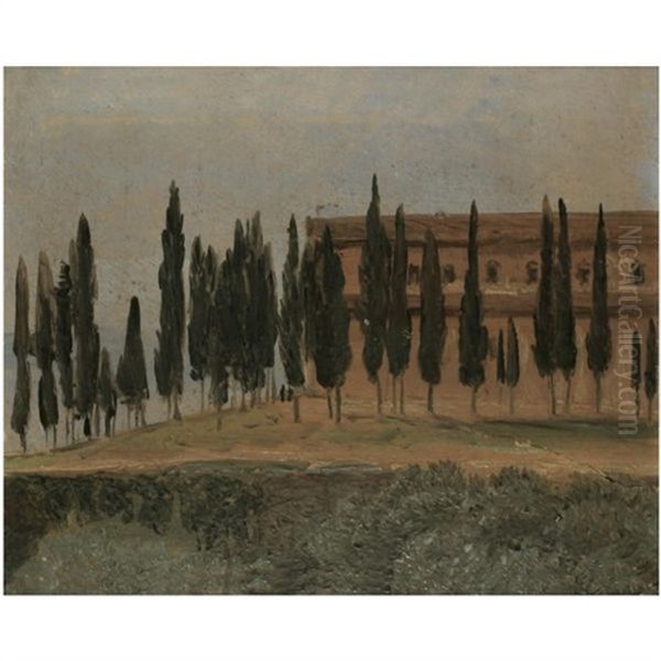 Kloster Monte Oliveto Bei Florenz (the Monastery Of Monte Oliveto Maggiore, Near Florence) - view 1