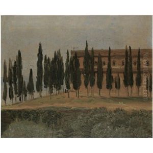 Kloster Monte Oliveto Bei Florenz (the Monastery Of Monte Oliveto Maggiore, Near Florence) by Carl Gustav Carus
