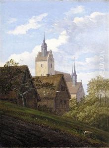 Ansicht Von Priessnitz Bei Dresden (view Of Priessnitz Near Dresden)