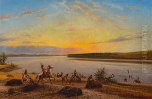 After The Buffalo Hunt by William de la Montagne Cary
