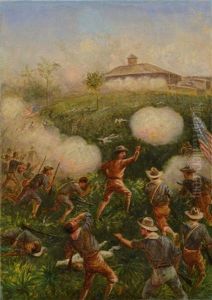 Theodore Roosevelt And The Rough Riders Storming San Juan Hill Theodore Roosevelt And The Rough Riders Storming San Juan Hill