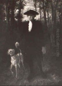 Washington And His Dog by Alexandre Carzain
