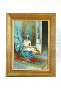 Portrait Of A Woman by Jose Casado del Alisal