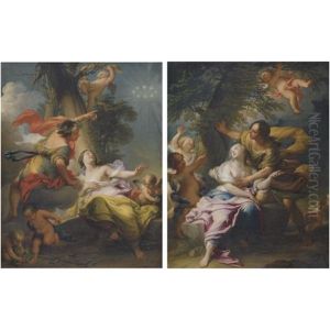 Bacchus And Ariadne (+ Angelica And Medoro; Pair)
