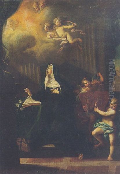 The Vision Of Saint Catherine Of Siena - view 1