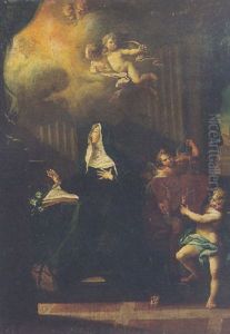 The Vision Of Saint Catherine Of Siena