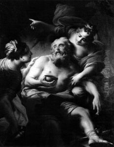 Lot And His Daughters by Andrea Casali