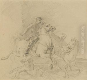 Esquisse Pour La Bataille De Campo Graudi by Pedro Americo De Melo
