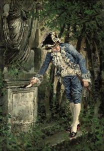 The Love Letter by Antonio Casanova y Estorach