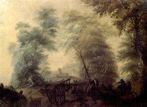 Attaque De Brigands A La Lisiere D'une Foret