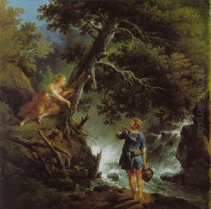 Begegnung Im Walde by Francesco Giuseppe Casanova