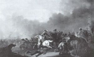Reitergefecht by Francesco Giuseppe Casanova