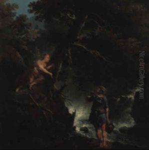 Begegnung Im Wald by Francesco Giuseppe Casanova
