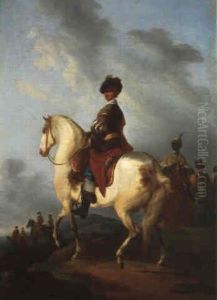 Cavalier Espagnol Et Son Escorte by Francesco Giuseppe Casanova