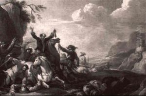 Ein Sberfall Auf Reisende Im Gebirge by Francesco Giuseppe Casanova
