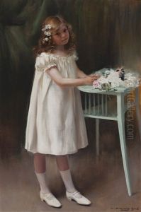 Retrato De Una Nina by Ramon Casas