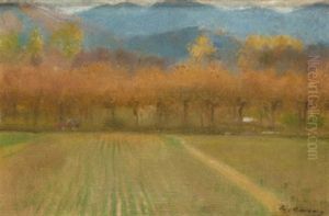Paisaje-otono by Ramon Casas