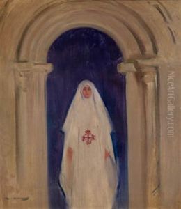 Novicia En El Monasterio by Ramon Casas