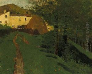 Granja Con Almiar, Benet De Bages by Ramon Casas