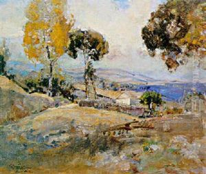 Paesaggio Lacustre A Nusco by Giuseppe Casciaro