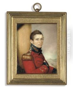 Major George Augustus Wetherall, In Red Uniform Of The 1st Regiment Of Foot