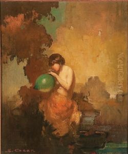Blowing Bubbles by Ettore Caser