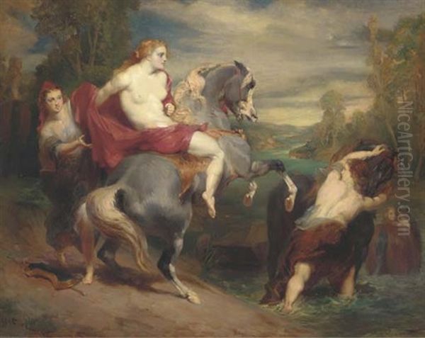 Maidens Fording A River - view 1
