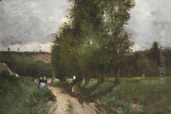 Personnage Sur Le Chemin - view 1