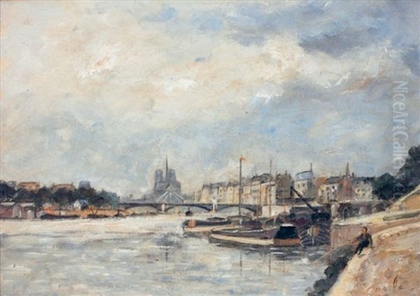 La Seine A Paris - view 1