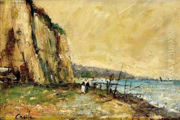 Falaise Au Bord De La Mer - view 1