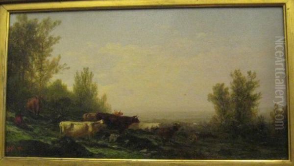 Landscape With Cows - view 1