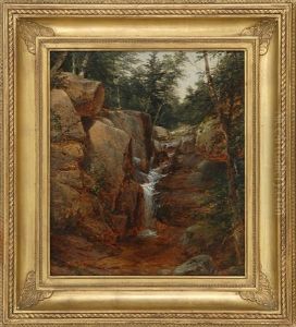 Waterfall by John William Casilear