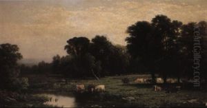 Bucolic Landschape With Cows Bucolic Landschape With Cows
