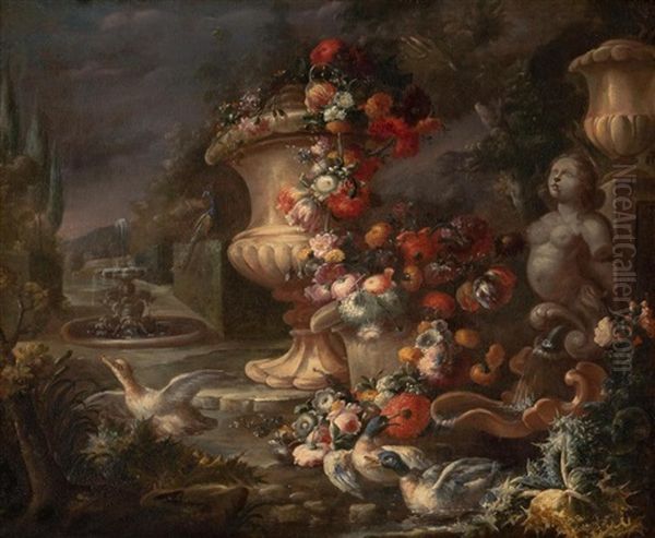 Still Life With Urns And Duck - view 1