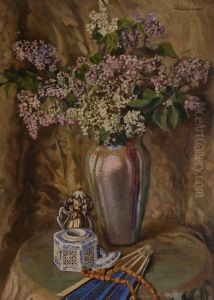 Still Life Study Flowers by Eduard Ameseder