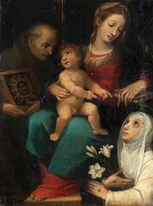 The Madonna And Child With Saints Bernardino And Catherine Of Siena