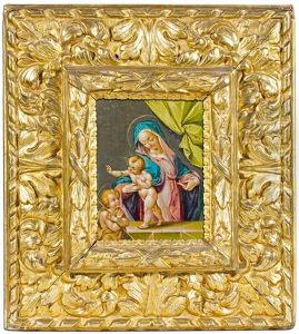 Madonna Mit Kind Und Heiligem Johannes