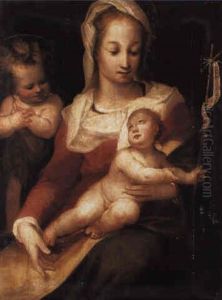 The Madonna And Child With The Infant St. John The Baptist