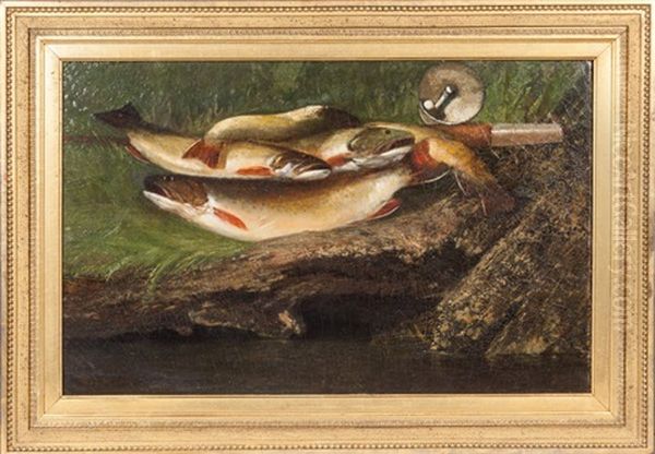 Streamside Trout With Reel - view 1