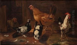 Galline by Giovanni Agostino Cassana