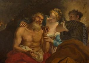 Lot Und Seine Tochter by Niccolo Cassana