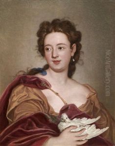 Portrat Einer Dame Als Allegorie Des Friedens