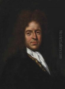 Portrait Of A Gentleman, Bust-length, In A Brown Coat And White Stock