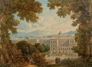Vue De Rome Depuis Les Jardins Du Palazzo Corsini