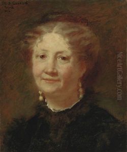Portrait Of Mme Cortier by Mary Cassatt