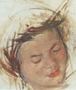 Tete D'enfant by Mary Cassatt