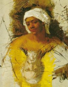 Sketch Of Mrs. Currey; Sketch Of Mr. Cassatt by Mary Cassatt